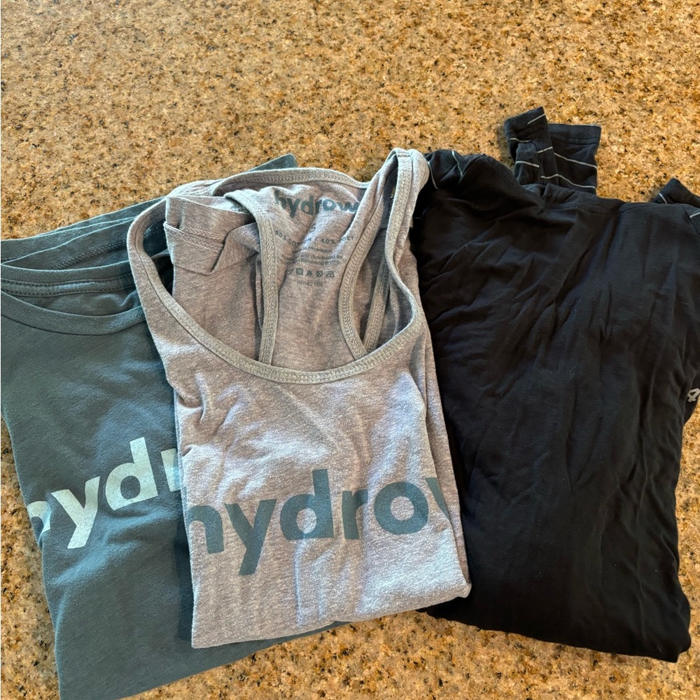 Set of Hydrow shirts